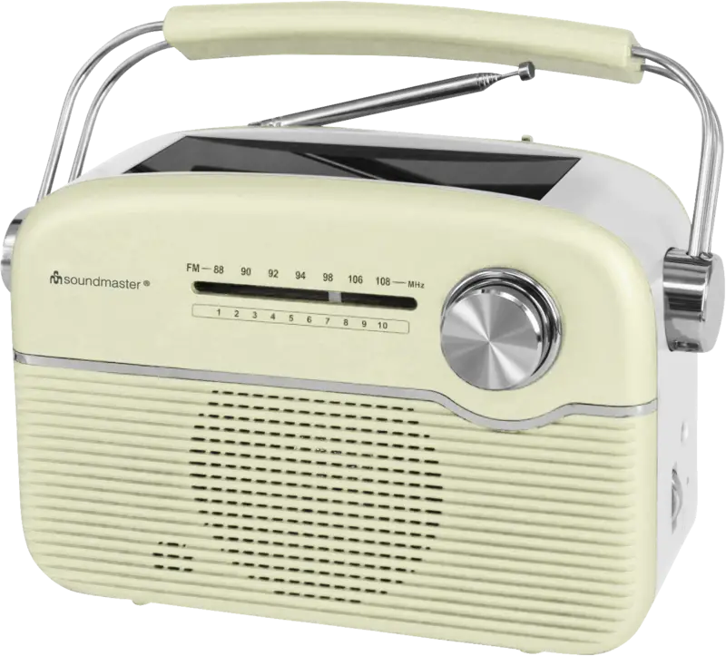 Soundmaster TR480BE, UKW Radio m. Solarpanel