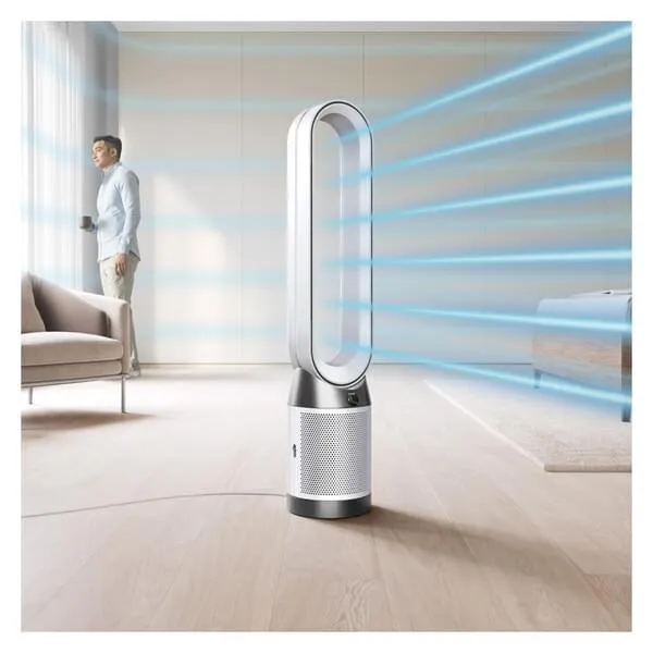 Turmventilator,  Standventilator,  oszillierend,  Haushaltsgerät,  weiß/grau