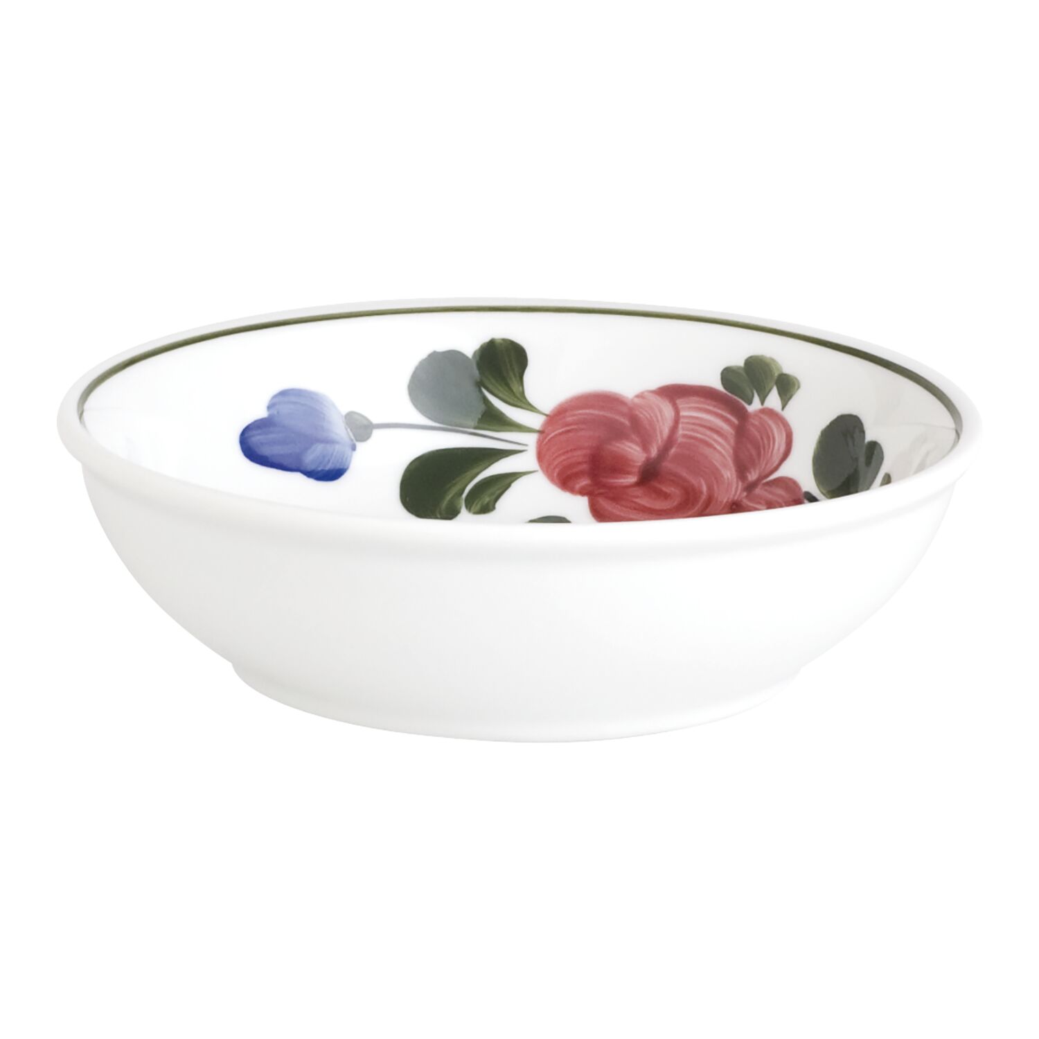 Schale, Porzellan, Blumenmuster, Weiß, Muster