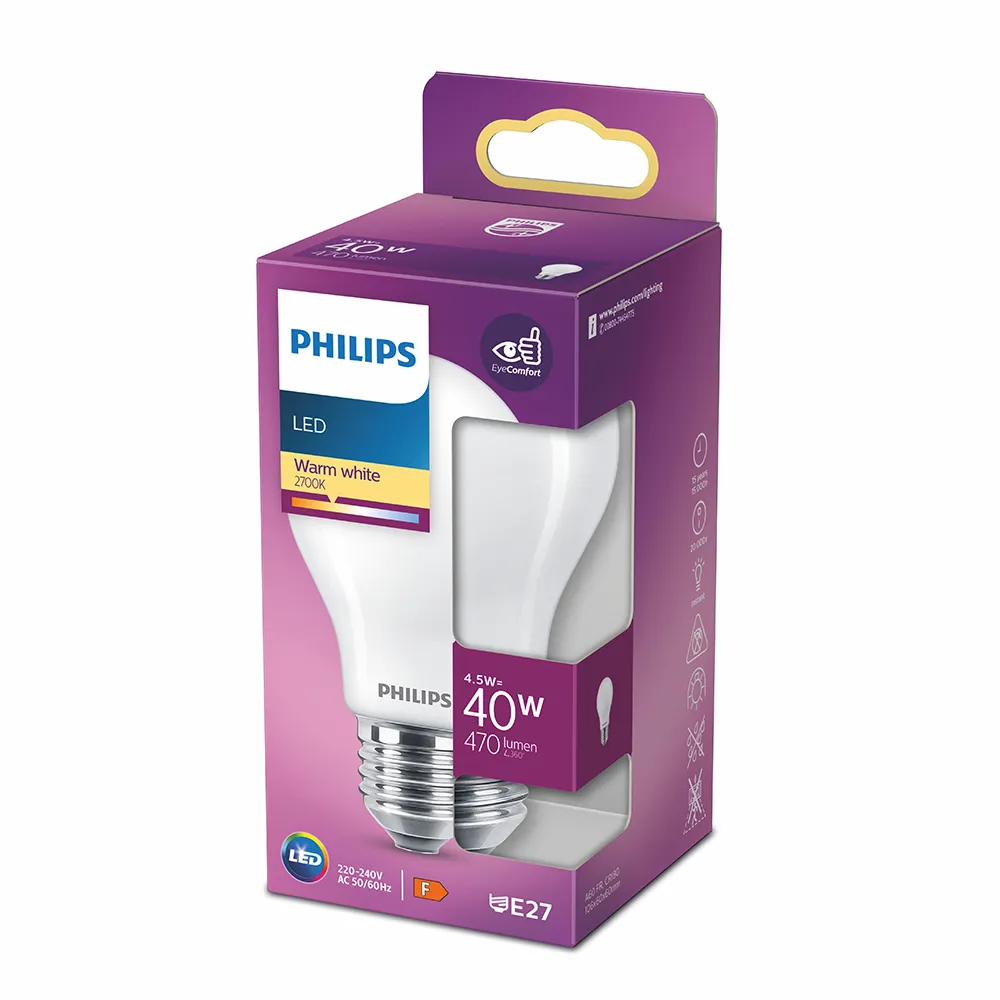 LEDClassic 40W E27  ww 470lm matt 802-10117