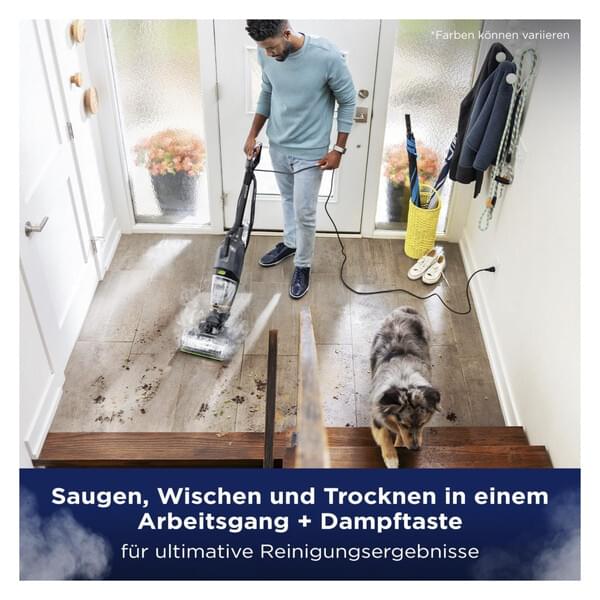Dampfsauger, Bodenreiniger, Nass-Trocken-Reinigung, kabelgebunden, Hartbodenreiniger