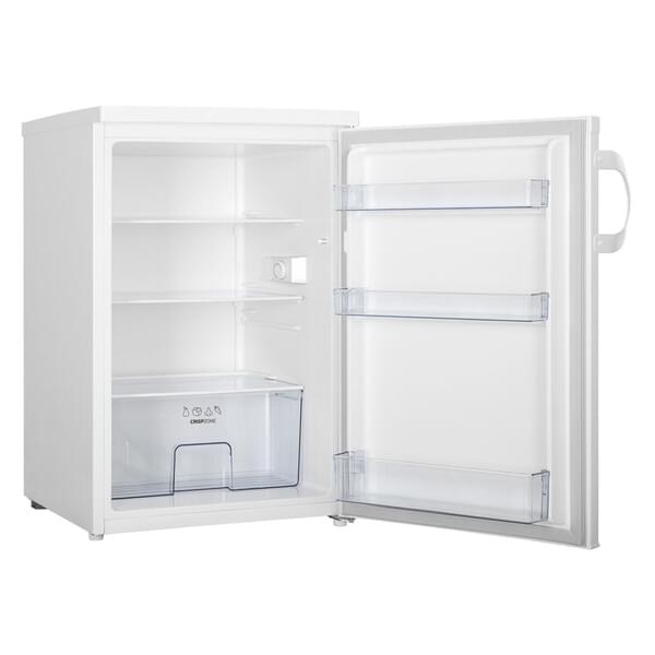 Minikühlschrank, weiße Kühlschrank, Kompaktkühlschrank, Ein-Schrank-Kühlschrank, Regale im Kühlschrank