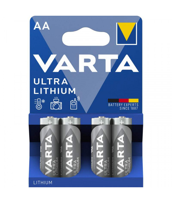 Varta Lithium Batterie AA 4er Pkg.