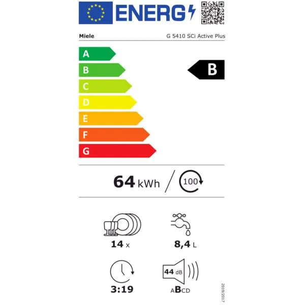 Miele EB-Geschirrspüler G5410 SCi Active Plus Edelstahl