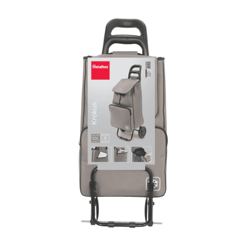 rollkoffer, wagen, trolley, tasche, grau