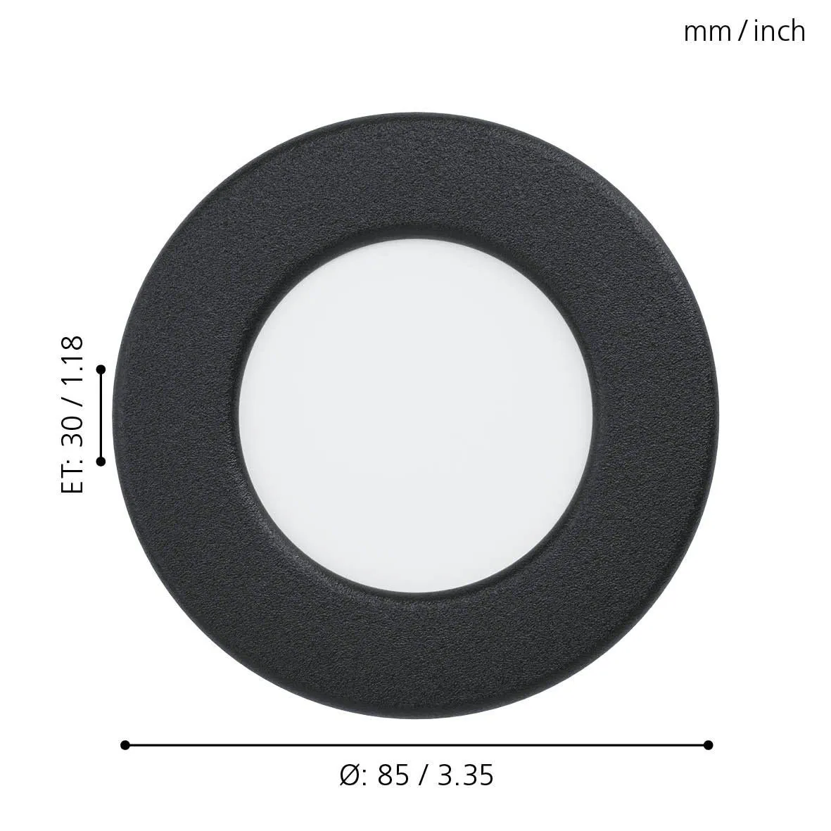 99213 LED-Einbauspot Ø86 SW 4000K'FUEVA 5'
