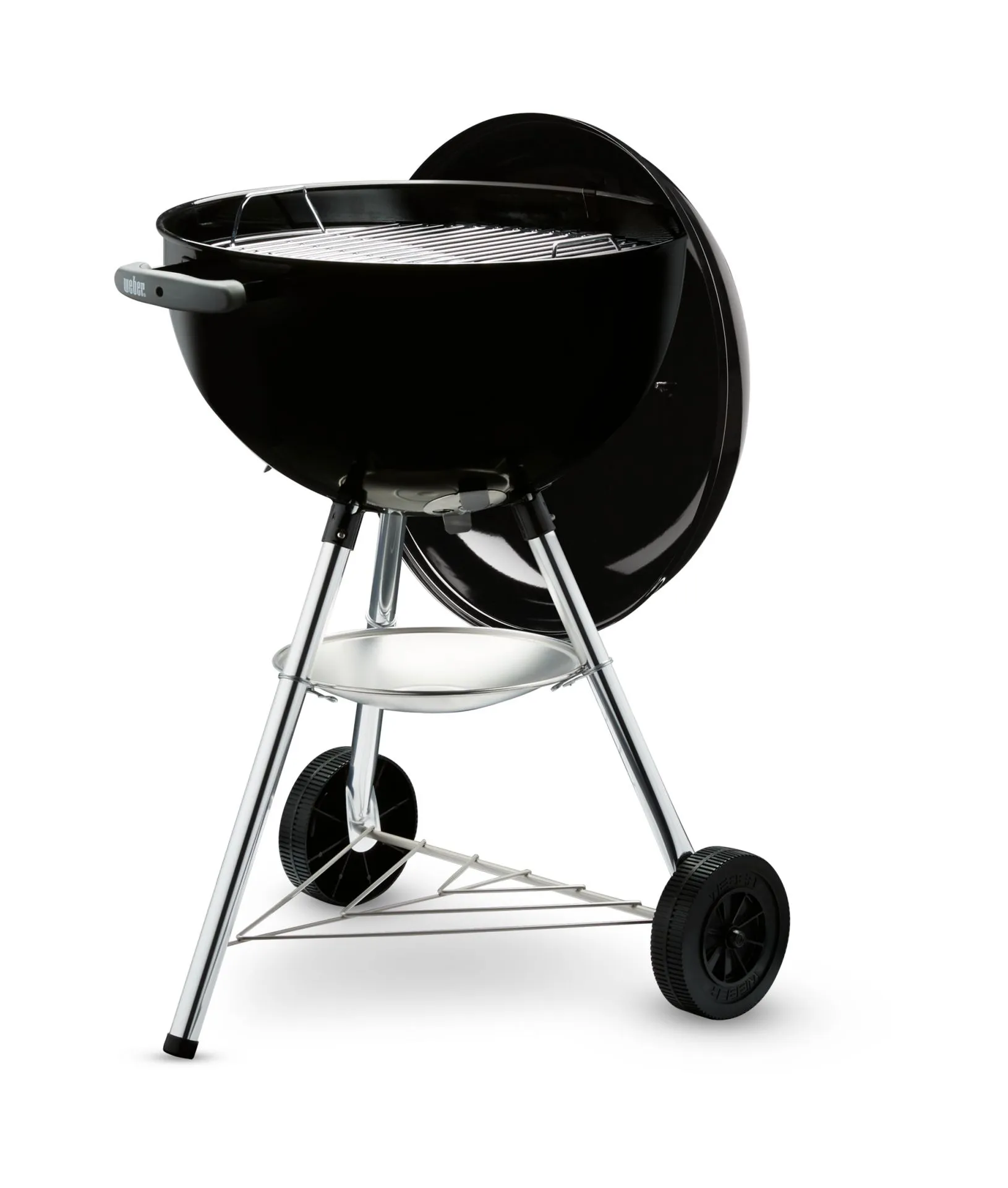 Holzkohlegrill, Kesselgrill, Metallbeine, Räder