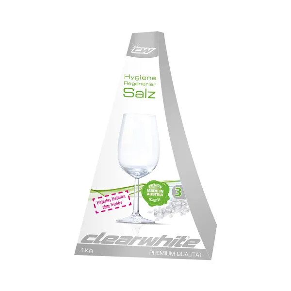 Weißwein Glas, Glaswaren, Salz, Verpackung, klarweiß