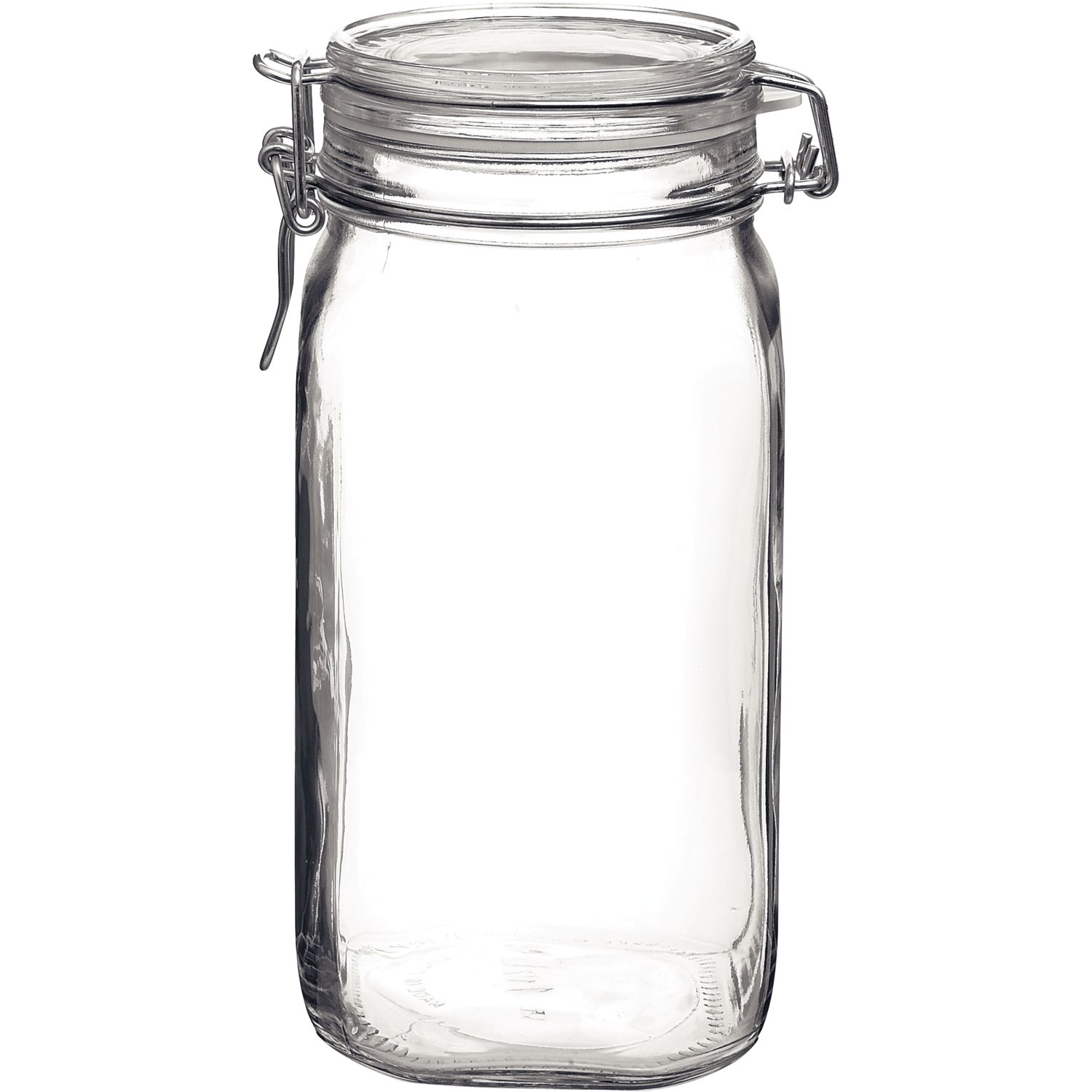 Glas jar, leerer Behälter, Glasbehälter, Kragendverschluss, transparent