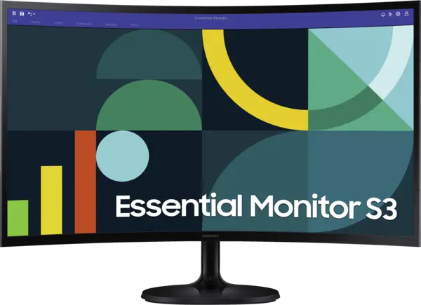 Samsung Monitor S27D364GAU, schwarz