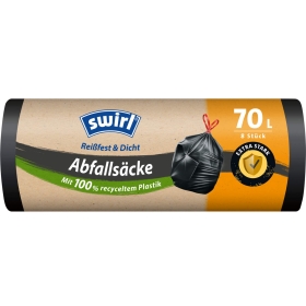 Abfallsäcke 70l 8er, schwarz