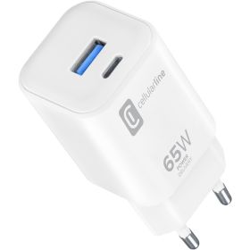 Ladegerät USB, Type-A USB, 65W, weiß, Adapter