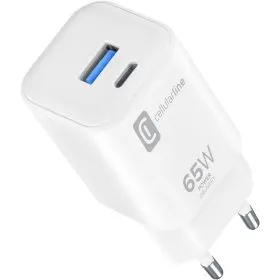 Ladegerät USB, Type-A USB, 65W, weiß, Adapter