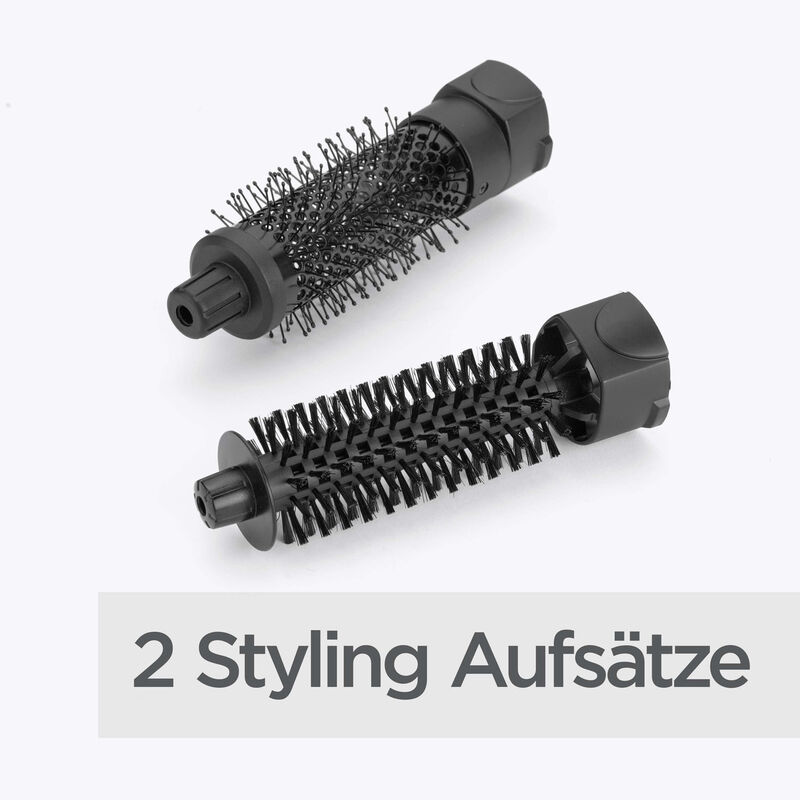 Haarbürste, Rundbürste, Stylingzubehör, zwei Bürsten,  Lockenbürste
