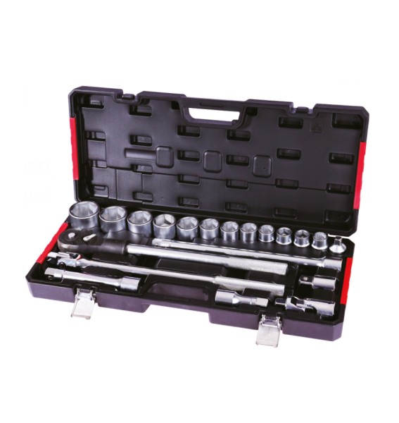 7020 Steckschluesselsatz 20 tlg "Profi, 3/4"", 19-50 mm, DIN" 24 Zahn Ratsche