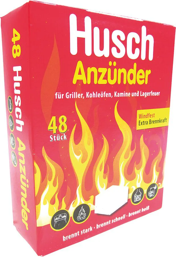 HUSCH Anzünder 48 Würfel