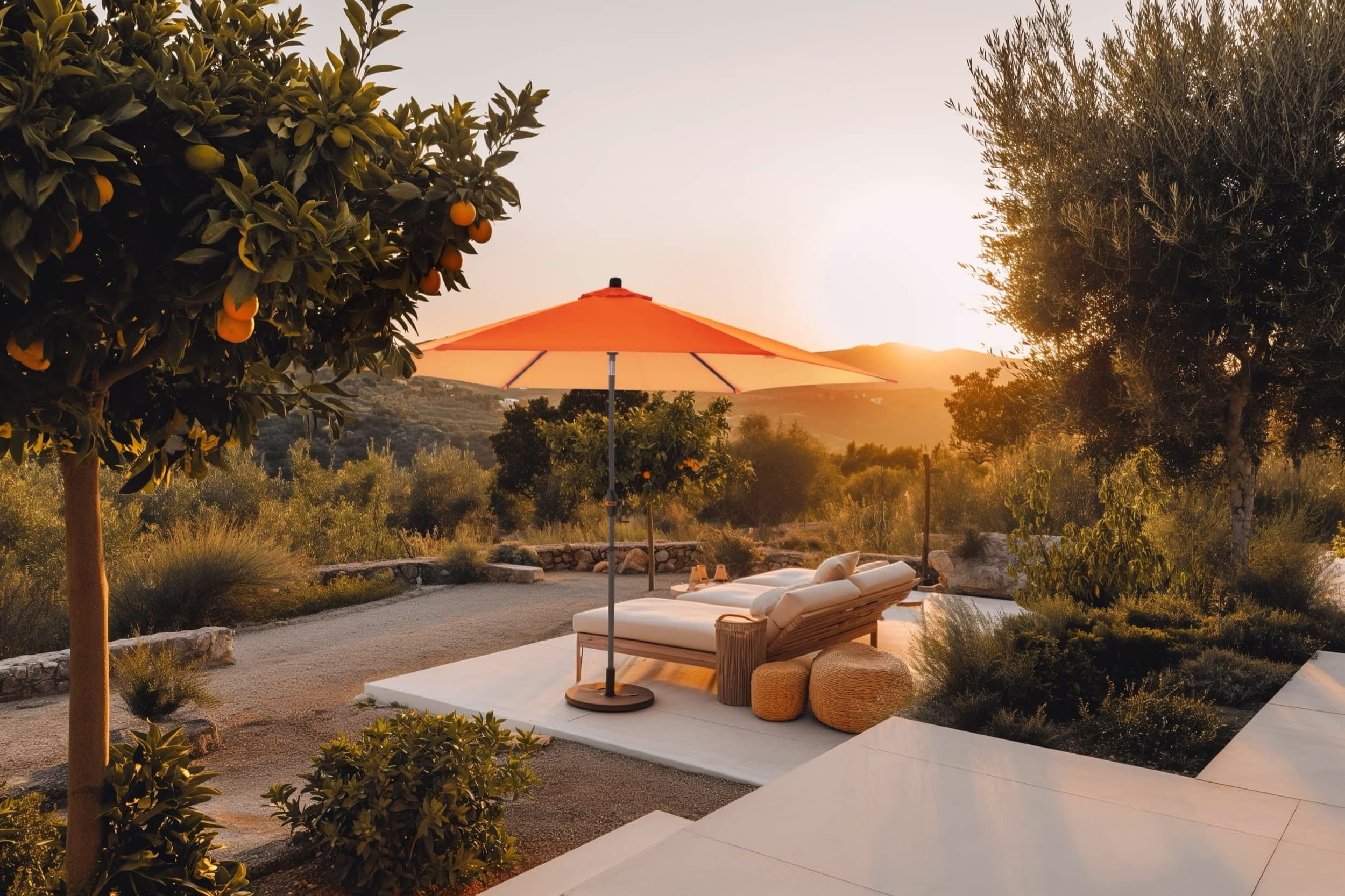 D-429465827 Gartenschirm myZone, hellgrau 305cm