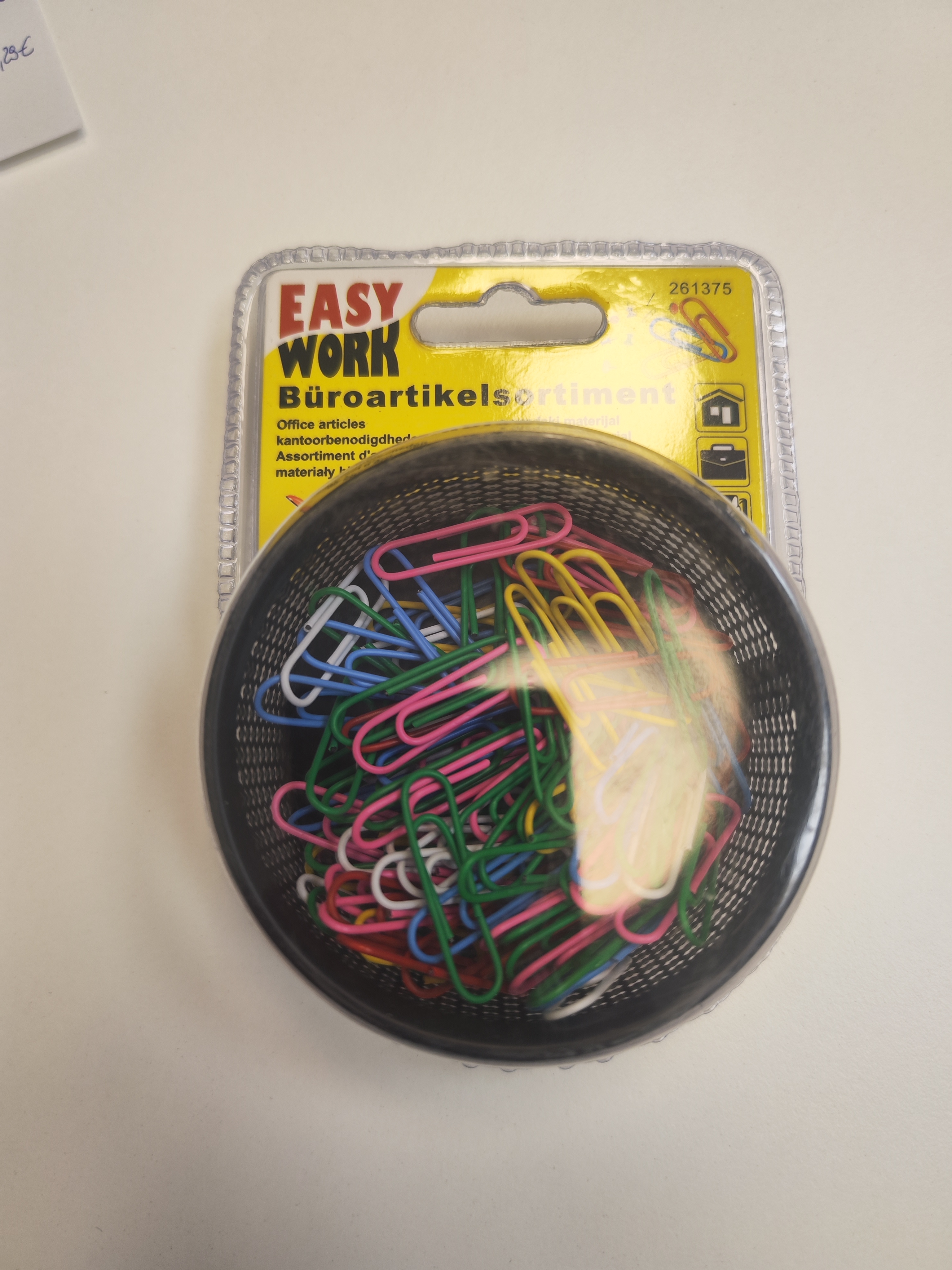 Easy Work 261375  100x Büroklammern 33 mm Büroartikelsortiment