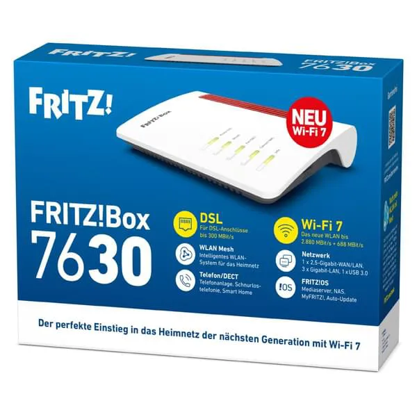 Router, Box, Wi-Fi 7, FritzBox, DSL