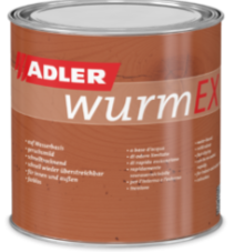 Kerze, braune Dose, WurmEX, sprühbares?, Adler-Marke Etikett