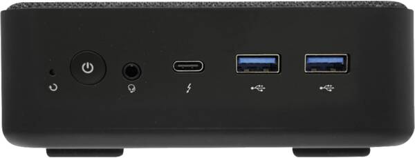 Mini-PC, USB-Anschlüsse, HDMI, USB-C, schwarz