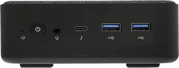 Mini-PC, USB-Anschlüsse, HDMI, USB-C, schwarz
