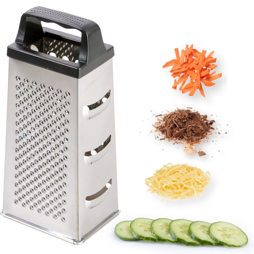 Postfach, Küchenutensilien, Reibe, Essen reiben