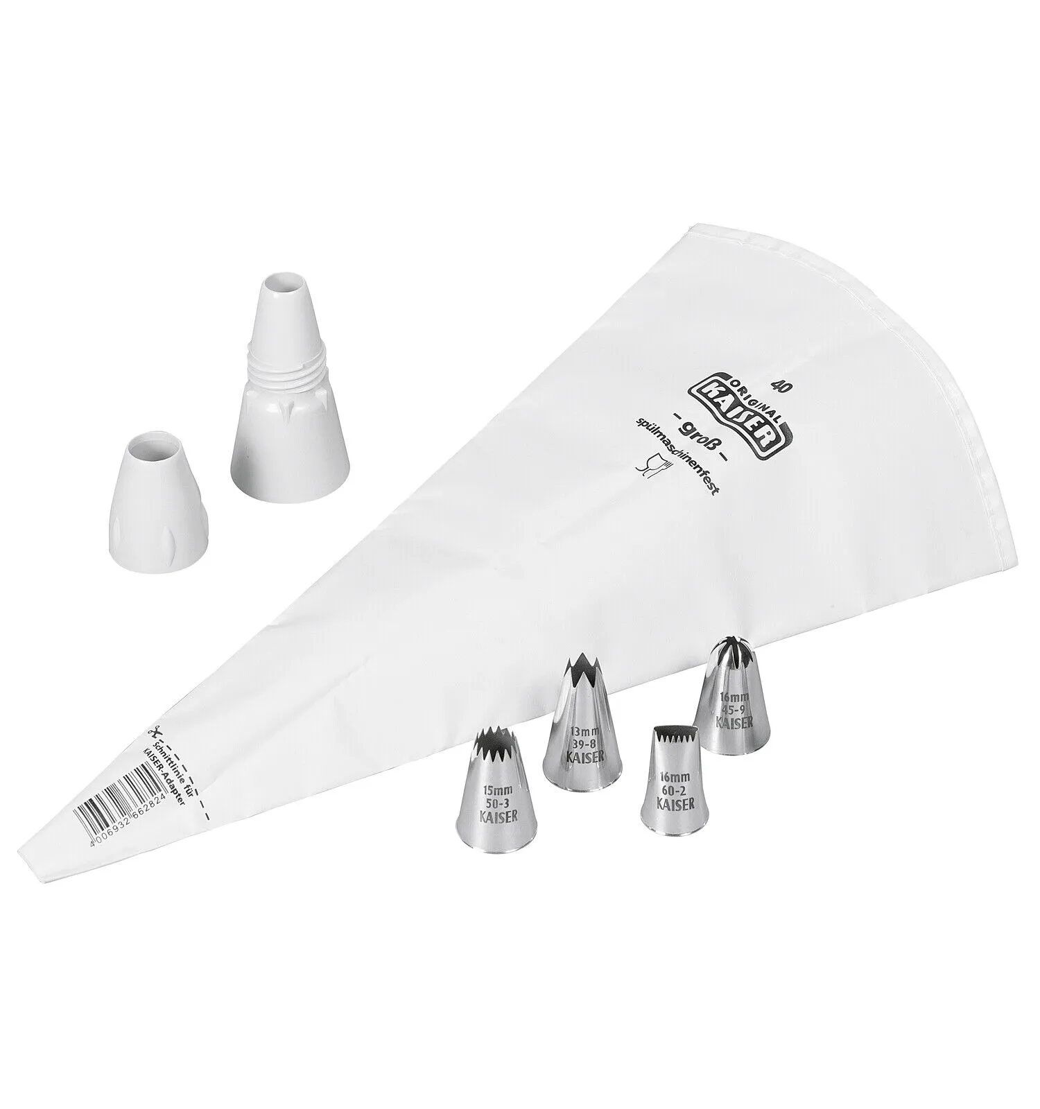 Kaiser 105022 Profi-Spritzbeutel 7tlg. Perfect-Set