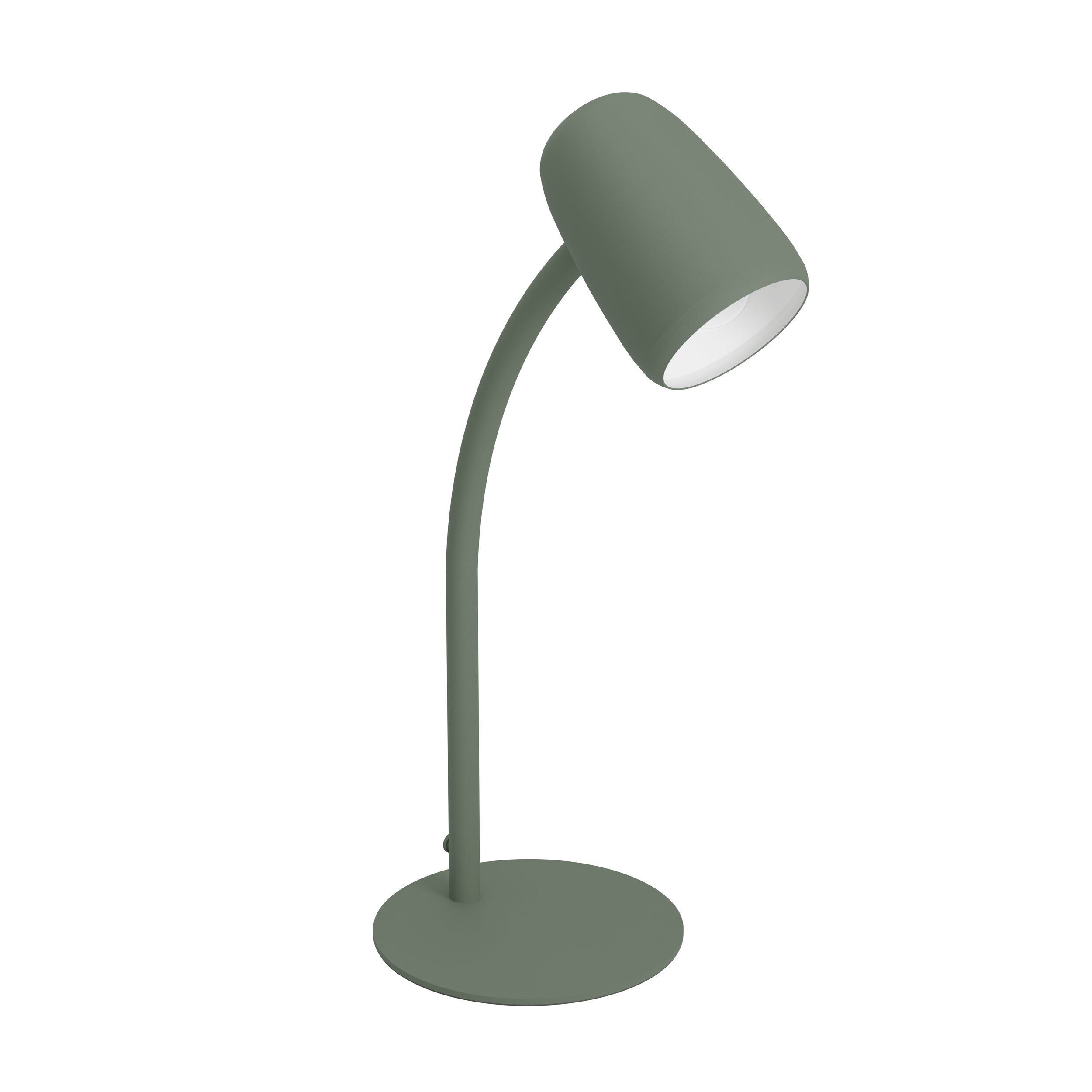 Tischlampe, verstellbare Lampe, grün, Metall, Arbeitsbeleuchtung