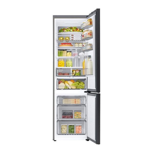Kühlschrank, Drehtür, Oberer Gefrierschrank, Edelstahl, Gerät