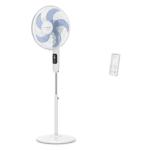 Stehventilator, Standventilator, Fernbedienung, Weiß, Dreiblatt