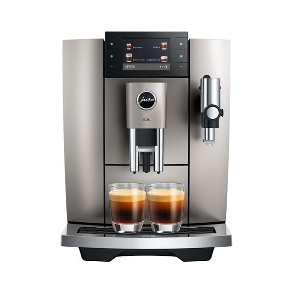 Espresso, Kaffeemaschine, Automatisch, Edelstahl, Doppelauslauf