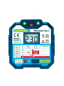 elektronischer Tester, Taschenprüfer, medizinisches Gerät, digitales Display, buntes Interface