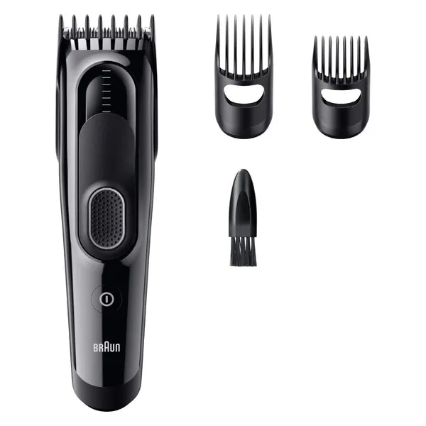 Haartrimmer, Aufsatzkämme, Elektrischer Trimmer, USB-Aufladung, Schwarz/Grau