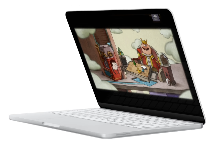 Laptop, Notebook, Computer, Bildschirm, Cartoonkunst