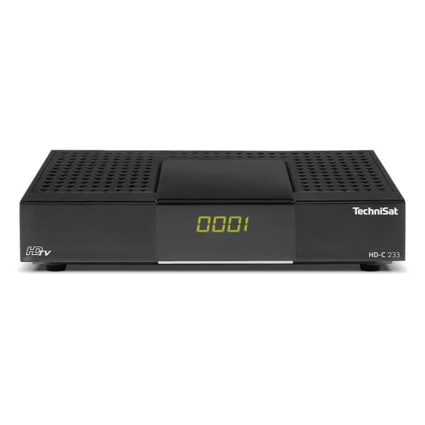 Satelliten-Receiver, HDTV-Tuner, Set-Top-Box, digitale Anzeige, TechniSat HD-C 233