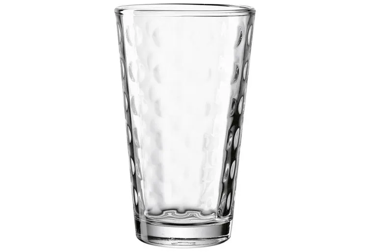glas, Trinkglas, Tumbler, transparent, strukturierte Oberfläche