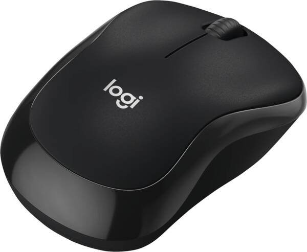 Maus, kabellos, optisch, ergonomisch, schwarz
