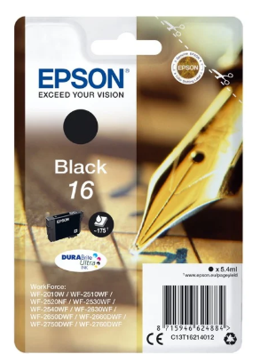 Tintenpatrone, Schwarz, 16, Epson, Dura, Tintenpatrone 16ml