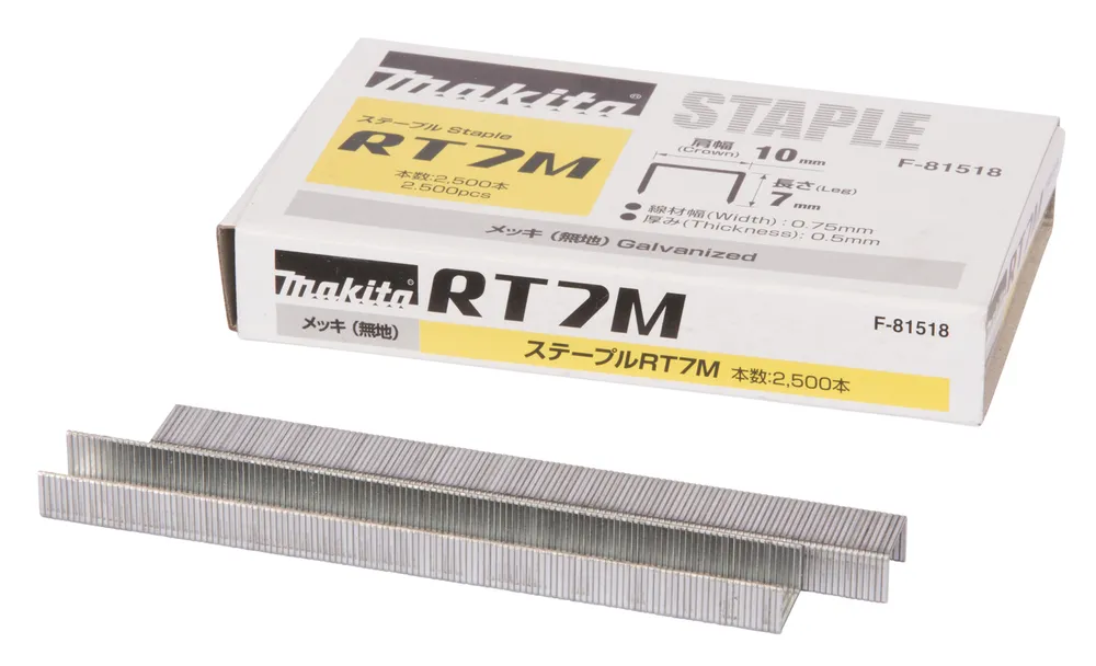 Spangen, Metallspangen, RT7M, Schachtel, Makita