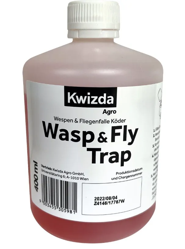 Fliegenfalle, Wespenfalle, Insektenfalle, Flüssigköder, 400 ml