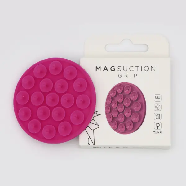 Magsuctiongrip, pink Klebefeld