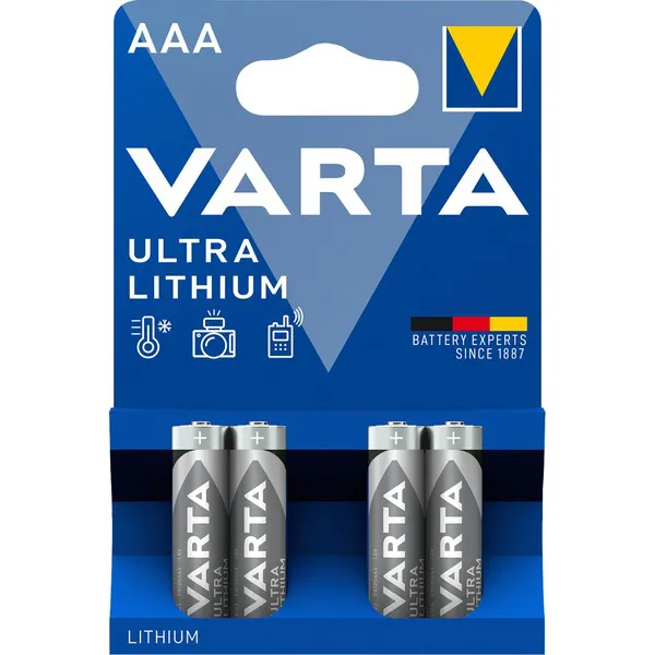 Varta Lithium Batterie  AAA 4er Pkg.