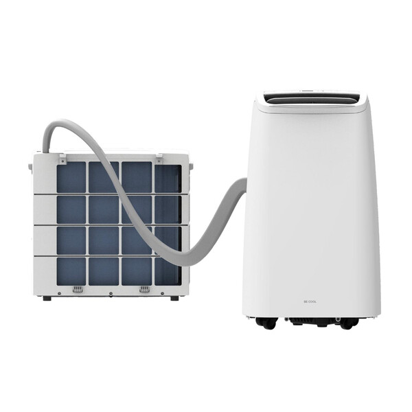 portabel, Klimaanlage, Split-Einheit, Außenkondensator, Schlauchanschluss