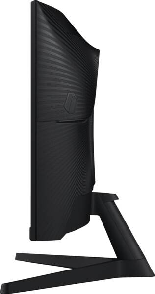 monitor, Display, biegend, Ständer, schwarz