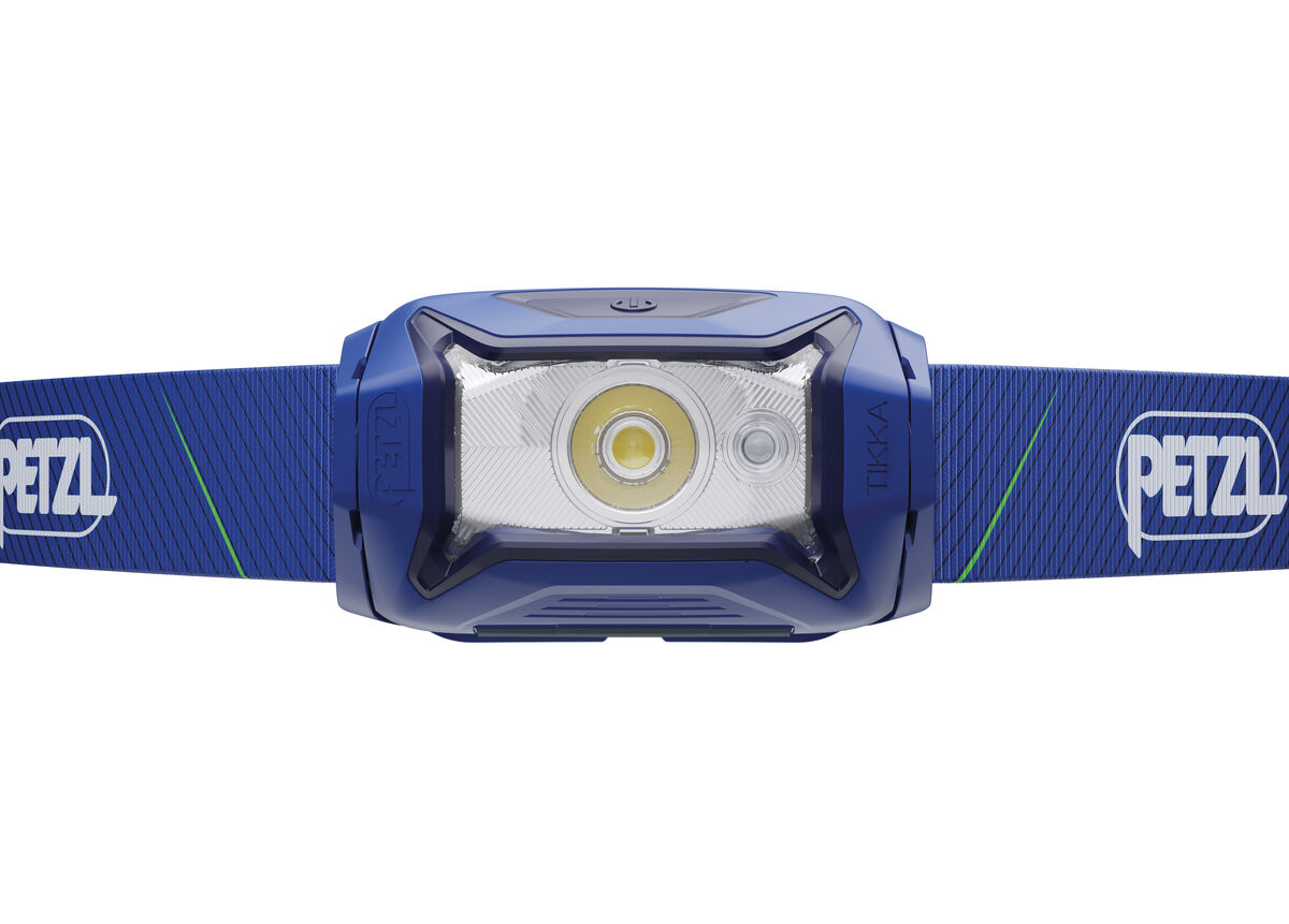 kopflampe, LED, verstellbar, blau, gurt
