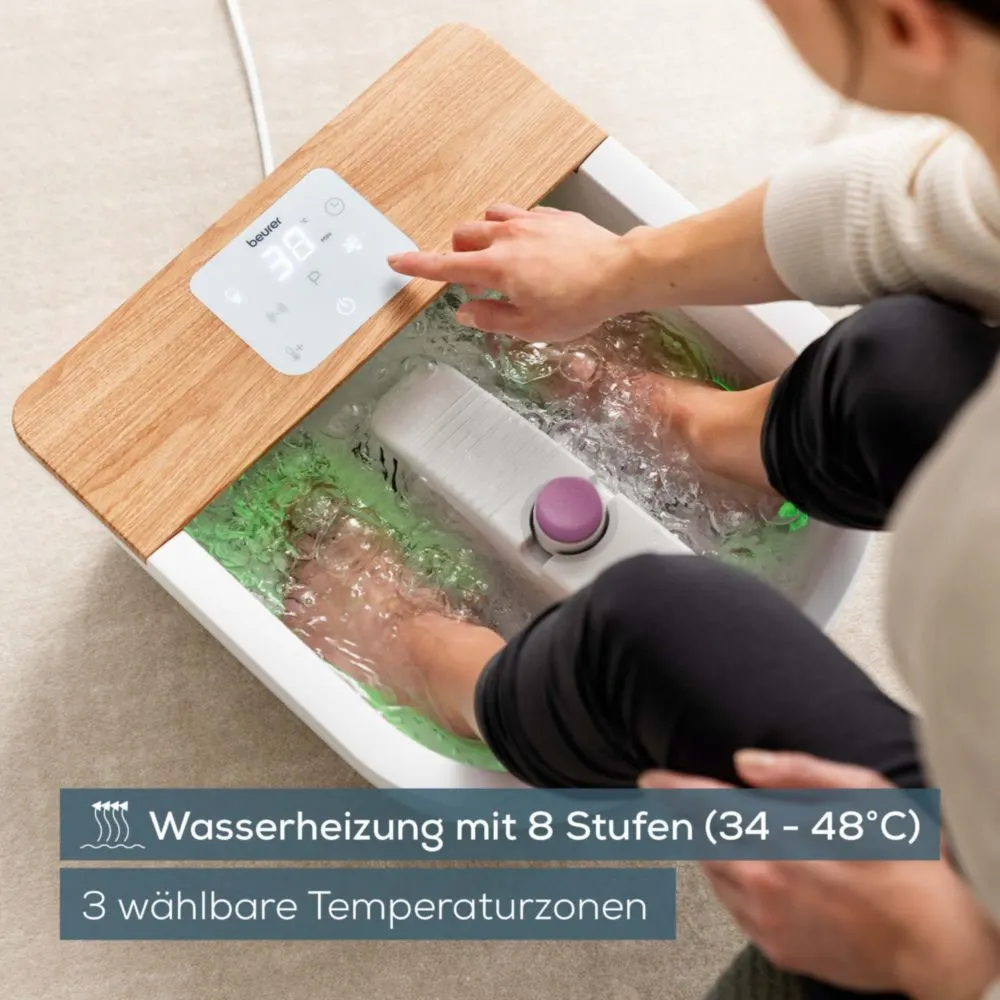 Fusspflege, Fußwärmer, Wasserbad, Podologie, 3 Temperaturzonen