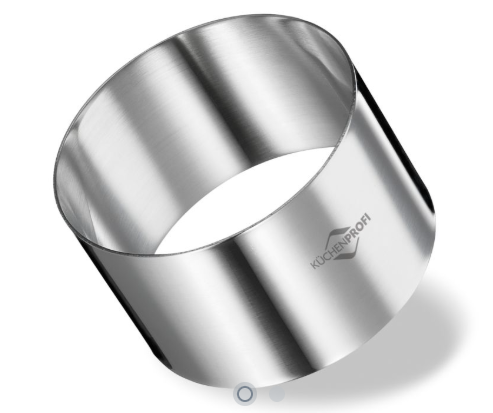 Edelstahl, Backring, Ringform, Küchengerät, Metallzylinder