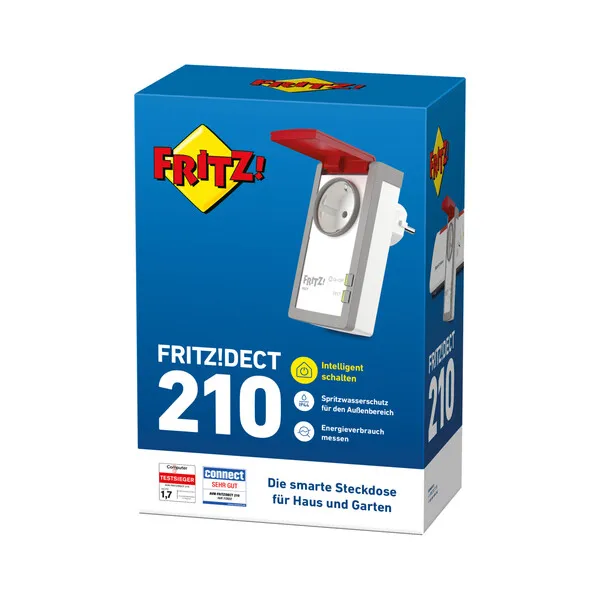 intelligente Steckdose, Strommessung, Steckdose, FRITZ!DECT, 210