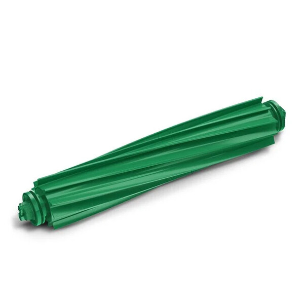 grüner Roller, verdrehter Roller, Plastic-Roller, Bau-Roller, grünes Werkzeug